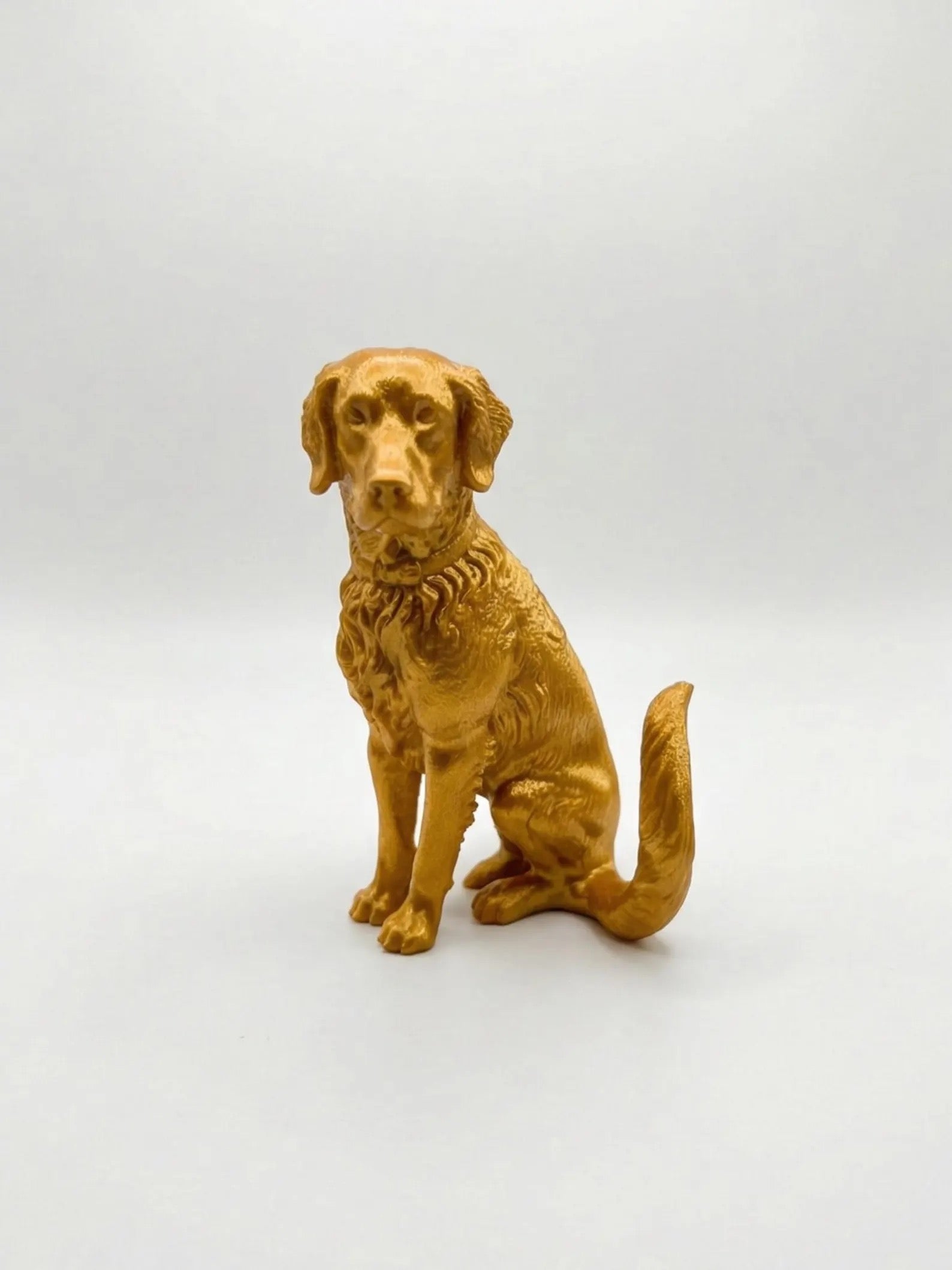 Golden Retriever Leash Holder | Faux Brass Dog Wall Hook | Gold Dog Mom Gift