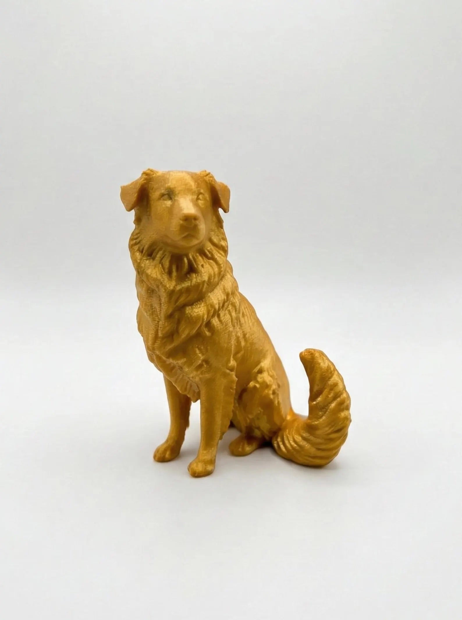 Affectionate Australian Shepherd Leash Holder | Sculptural Animal Art | Dog Mom Gift | Functional Modern Art